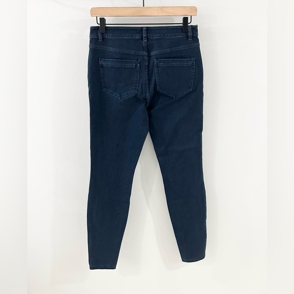 J. Jill Denim Premium Flex High Rise Leggings Dark Wash Size 6 - Picture 7 of 7